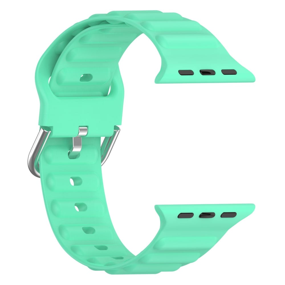 Apple Watch SE 40mm Sportigt armband i silikon, Grön