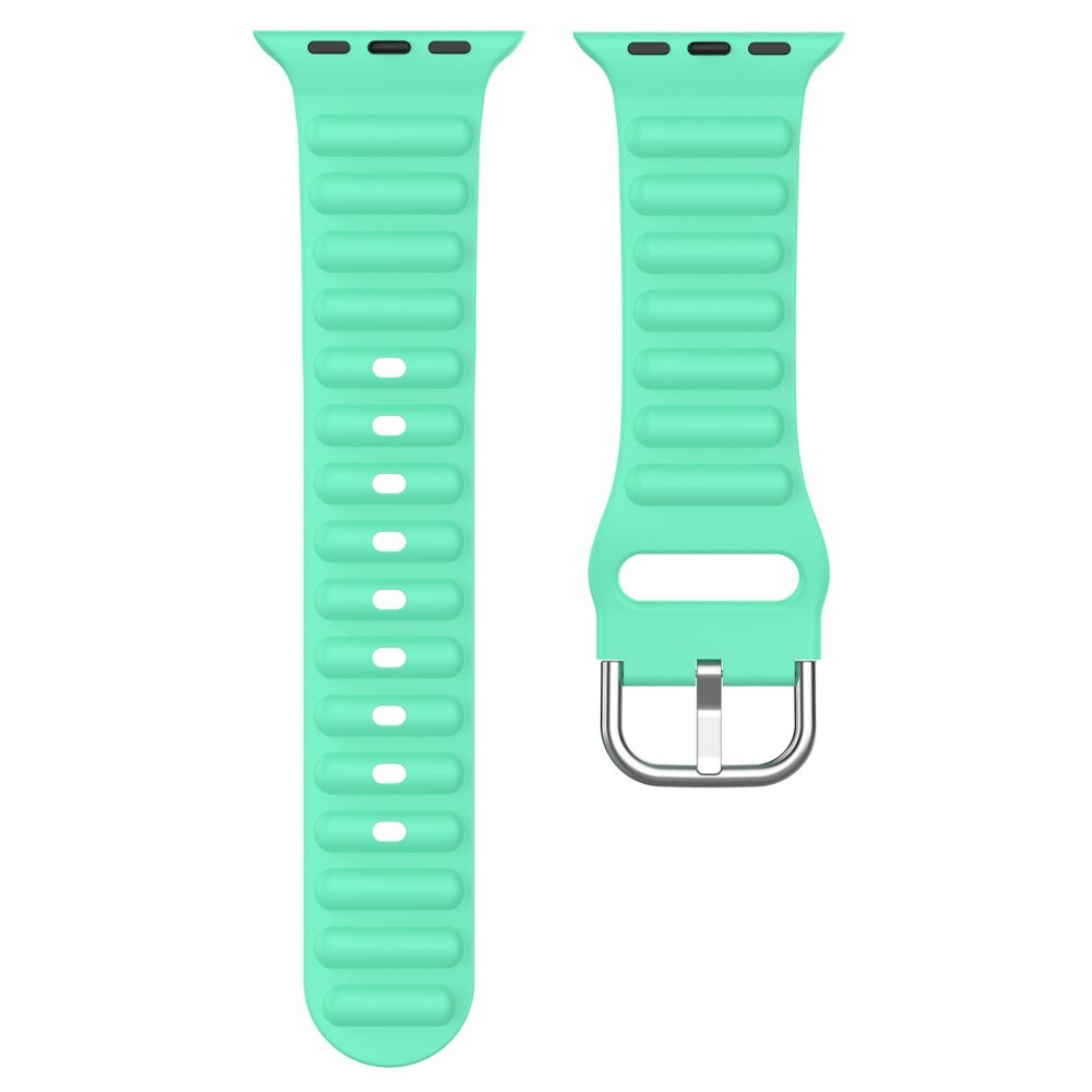 Apple Watch SE 40mm Sportigt armband i silikon, Grön