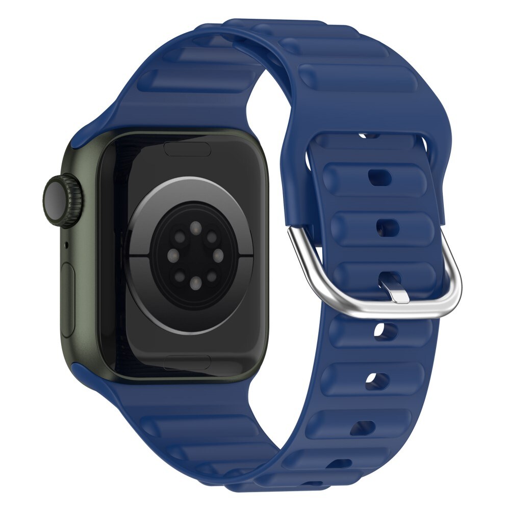 Apple Watch Series 8 41mm Sportigt armband i silikon, Blå
