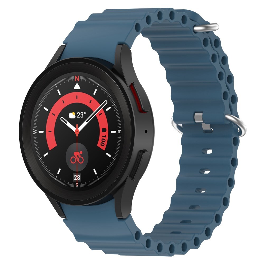 Samsung Galaxy Watch 6 40mm Sportigt Full-fit armband i silikon, blå