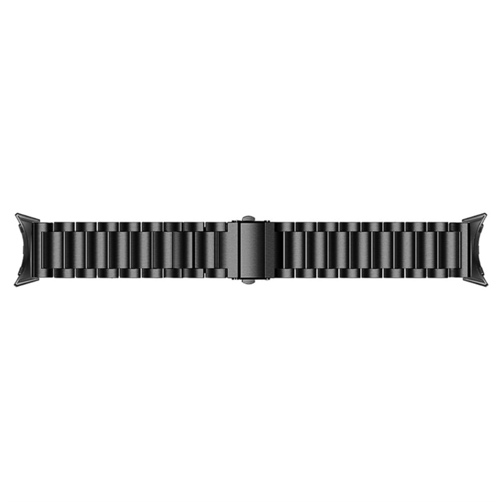 Google Pixel Watch Stilrent länkarmband i metall, svart