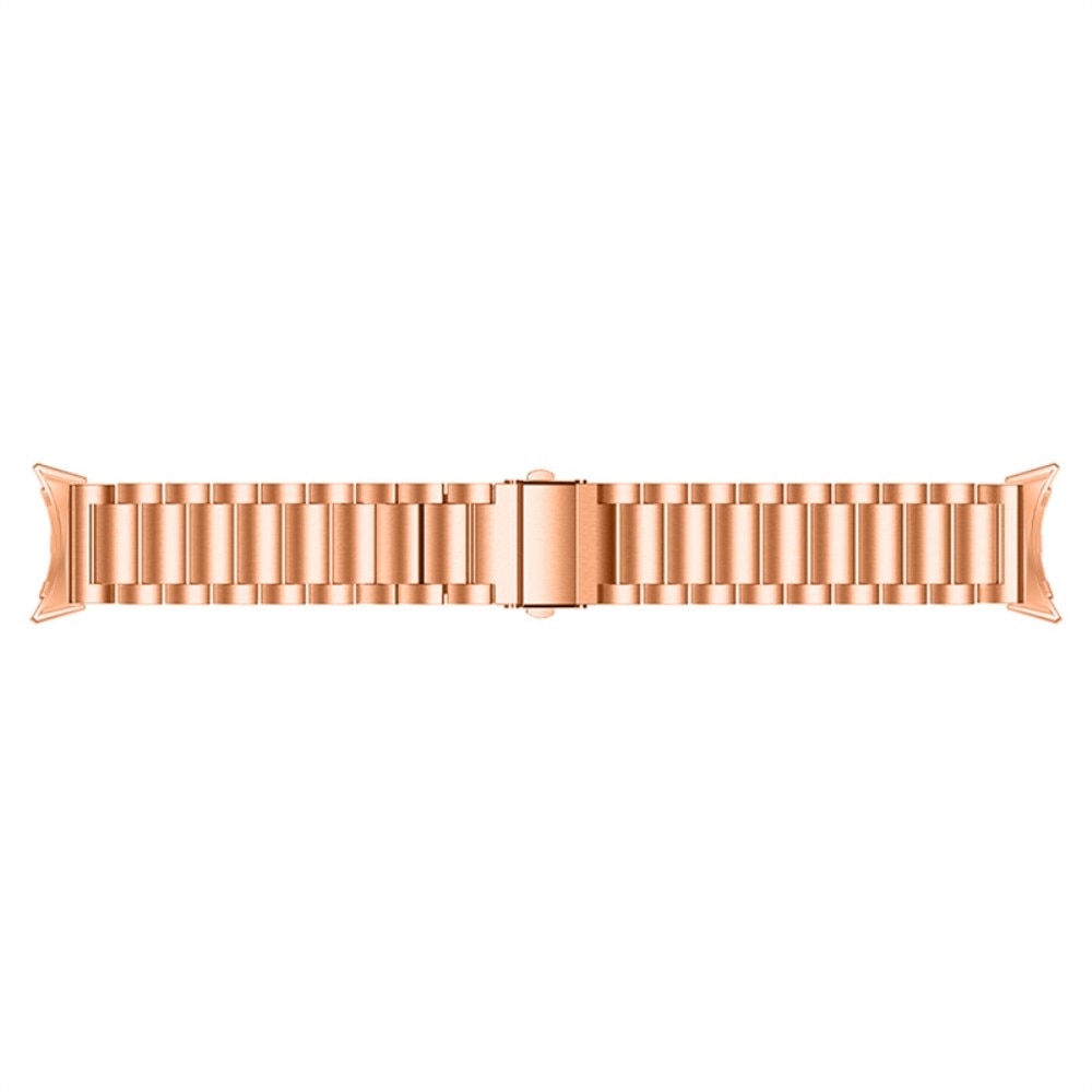Google Pixel Watch Stilrent länkarmband i metall, roséguld