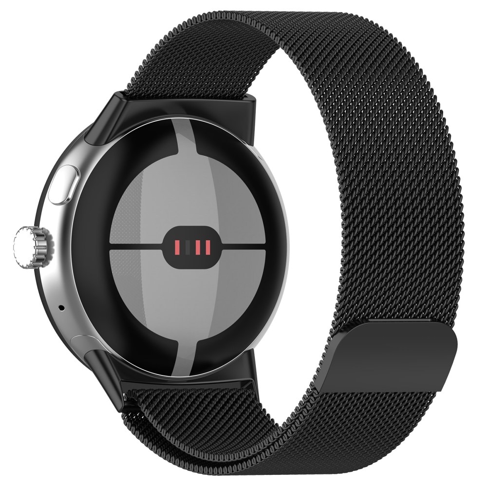 Google Pixel Watch Armband Milanese Loop, svart