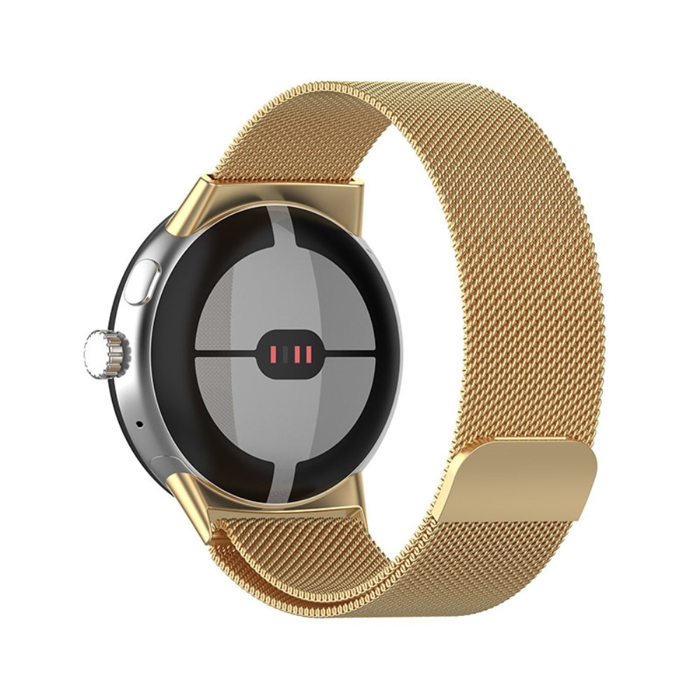 Google Pixel Watch Armband Milanese Loop, guld