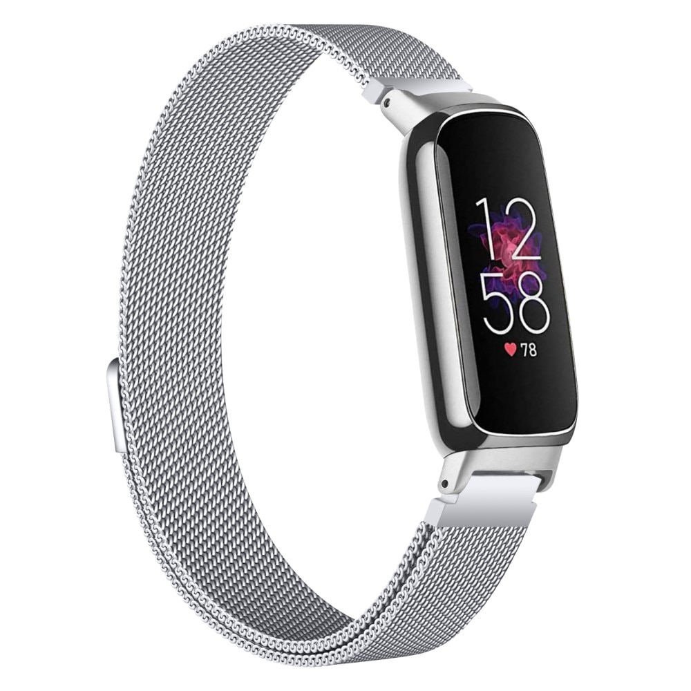 Fitbit Inspire 3 Armband Milanese Loop, silver