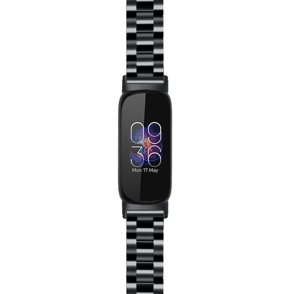 Fitbit Inspire 3 Stilrent länkarmband i metall, svart