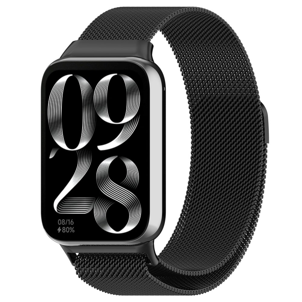 Xiaomi Smart Band 8 Pro Armband Milanese Loop, svart