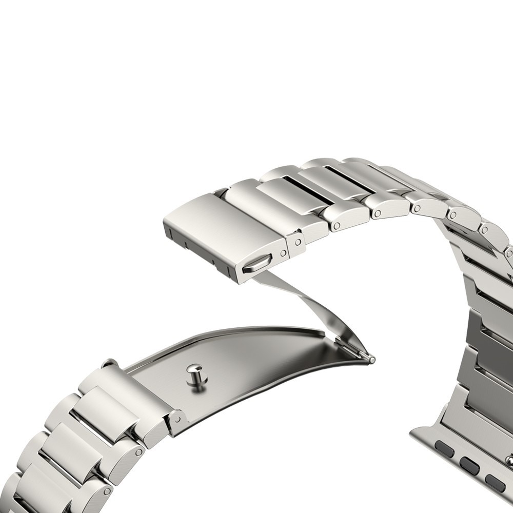 Apple Watch 45mm Series 8 Snyggt armband i titan, titan