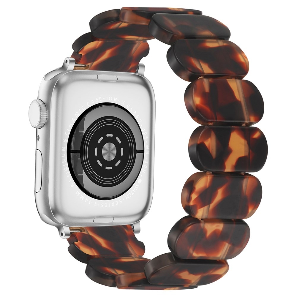 Apple Watch 44mm Flexibelt Armband i resin, brun