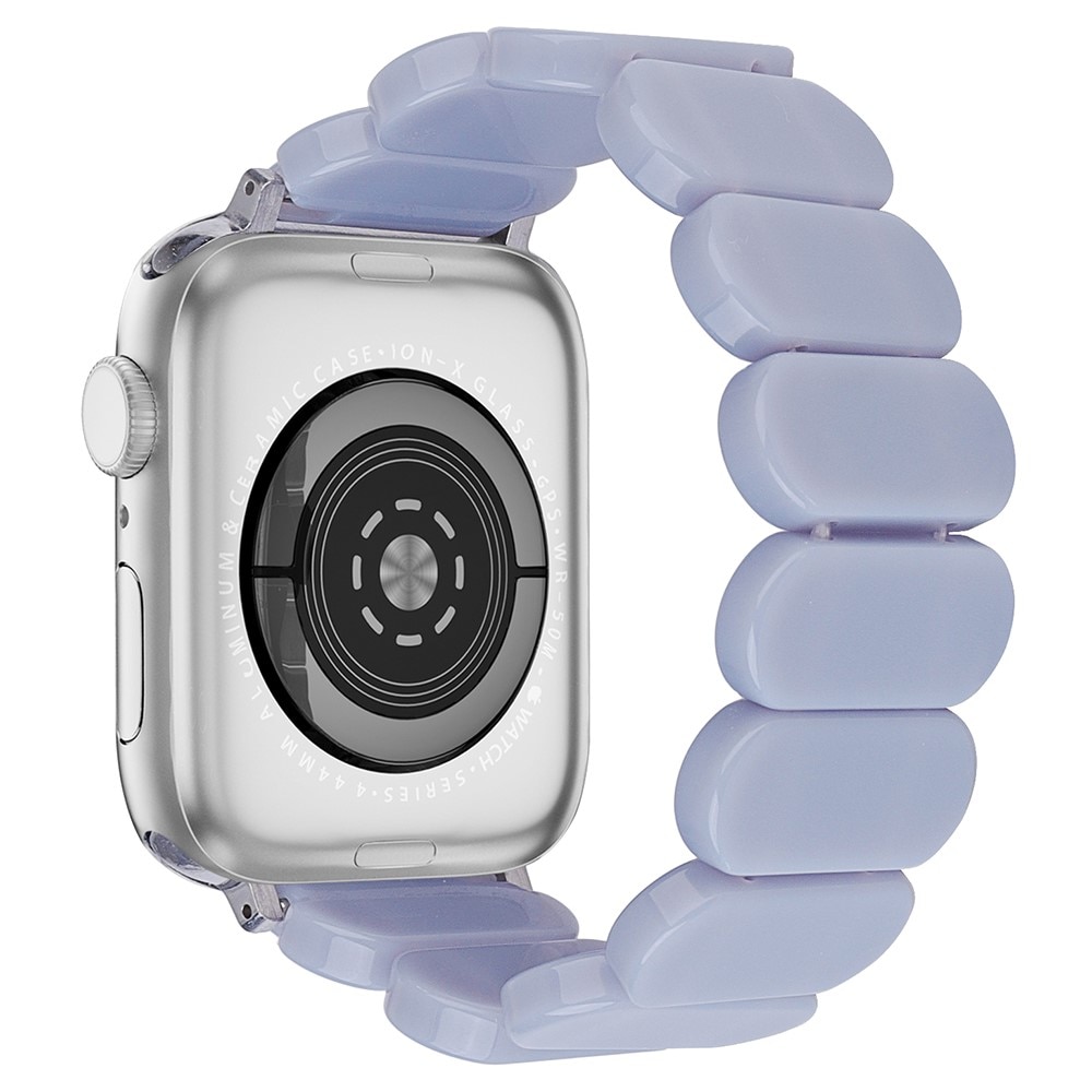 Apple Watch 45mm Series 8 Flexibelt Armband i resin, lila