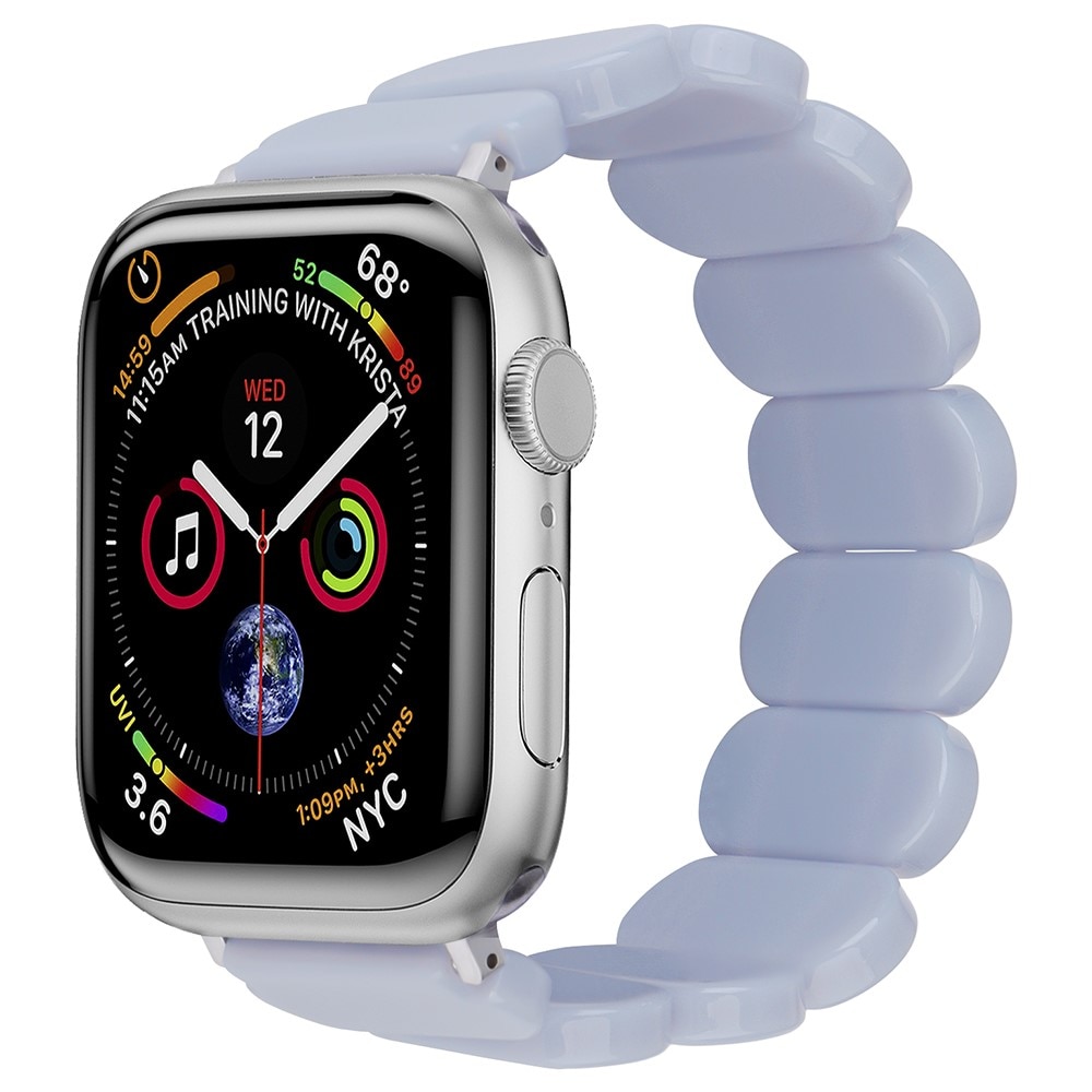 Apple Watch 45mm Series 9 Flexibelt Armband i resin, lila