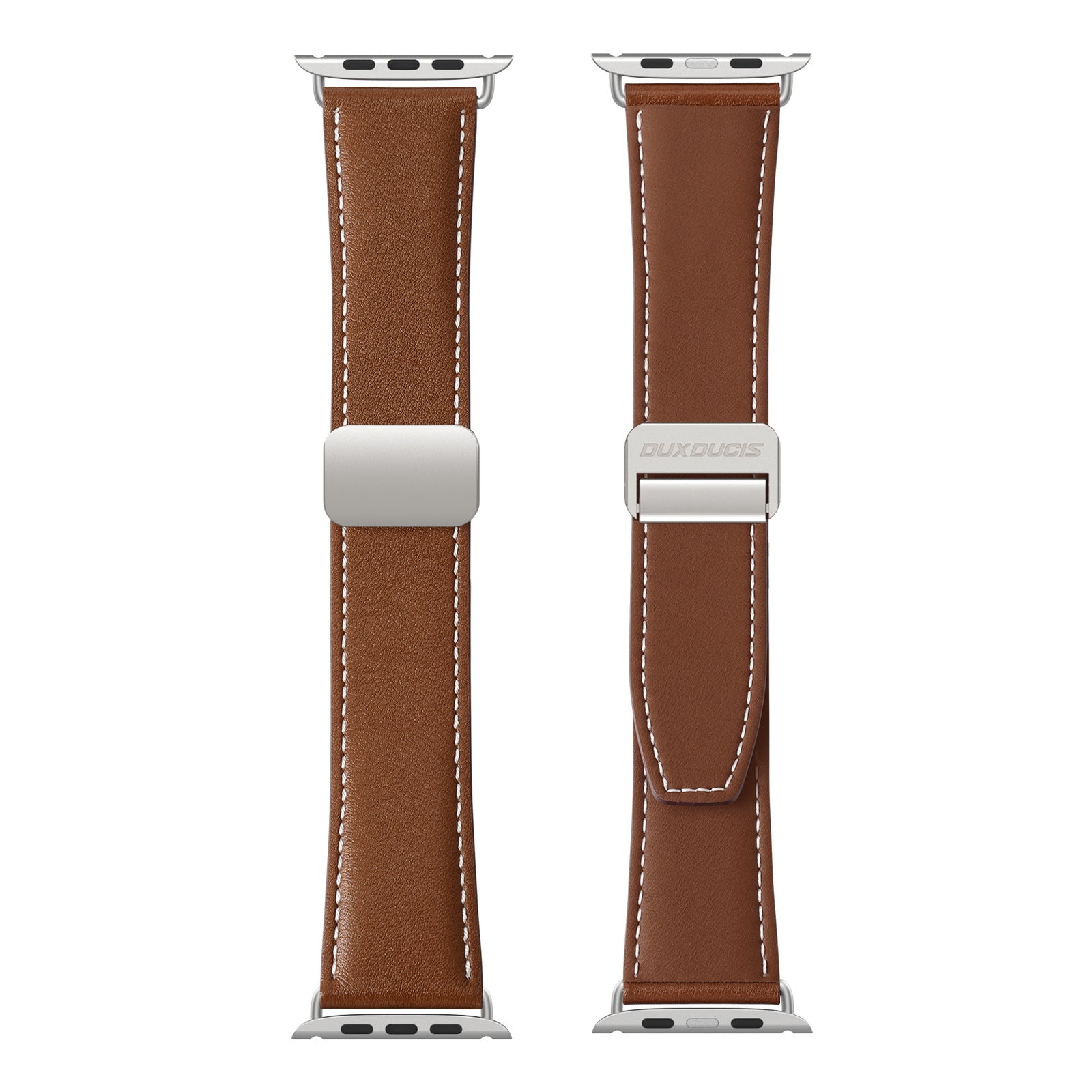Apple Watch Series 4-6 44mm Armband i läder, Brun