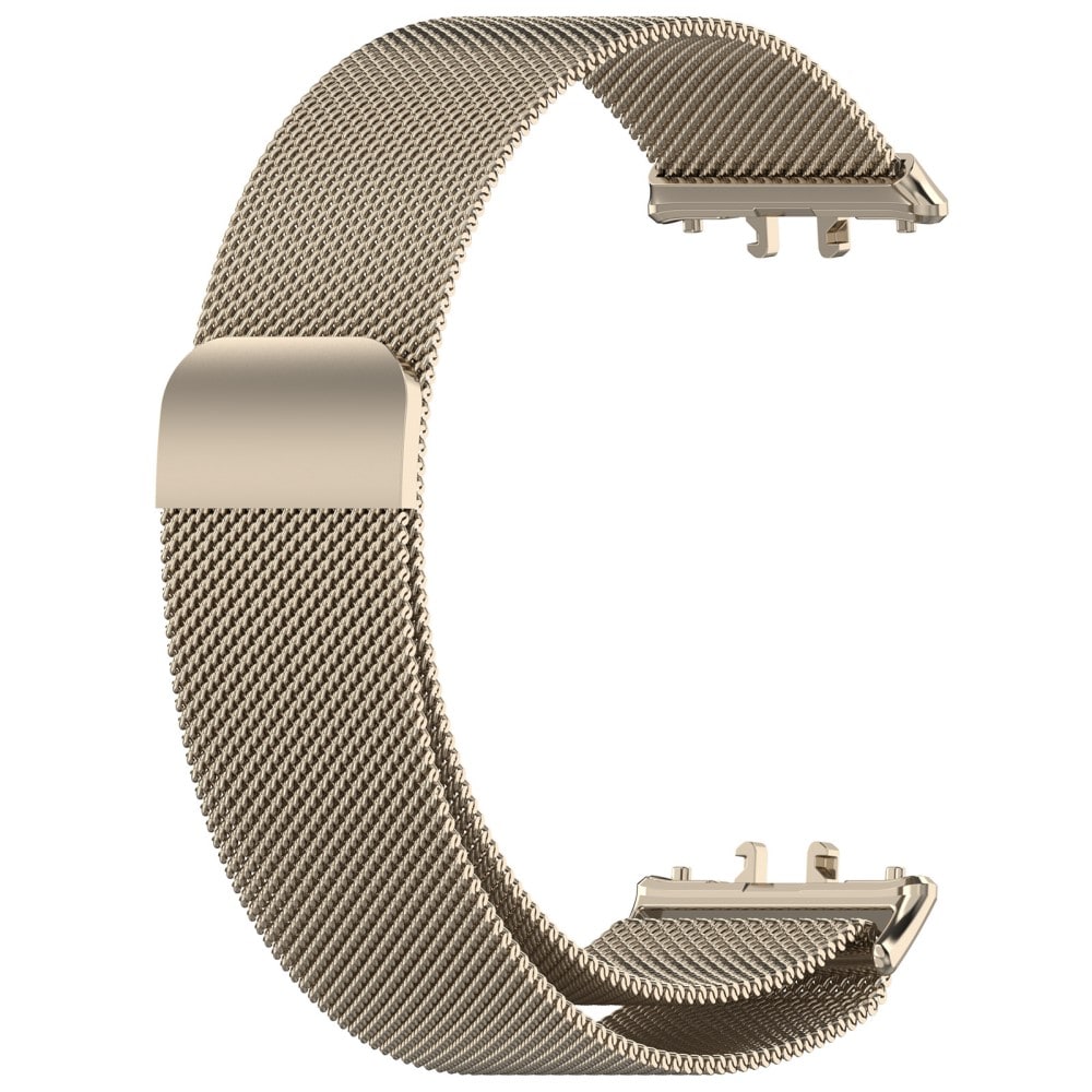 Samsung Galaxy Fit 3 Armband Milanese Loop, champagneguld