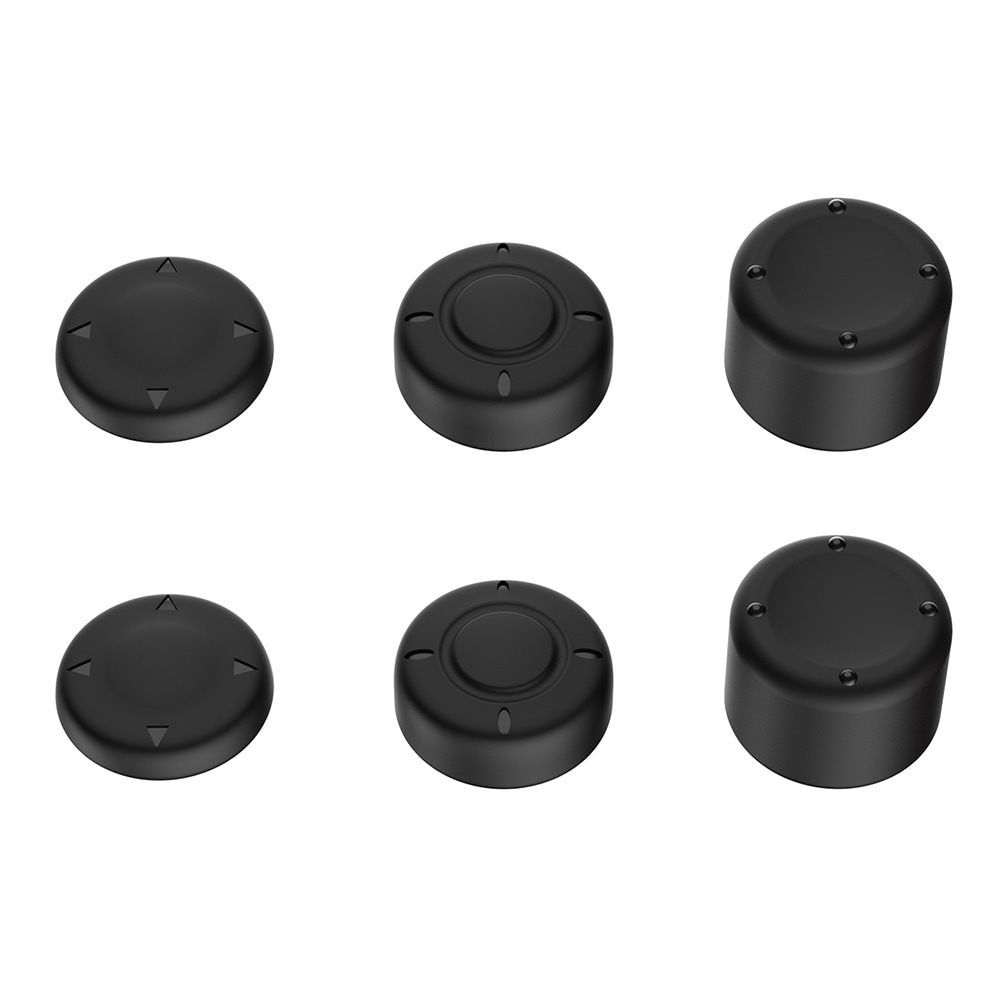 Nintendo Switch 2 6-pack Joystick knappskydd i silikon, Svart