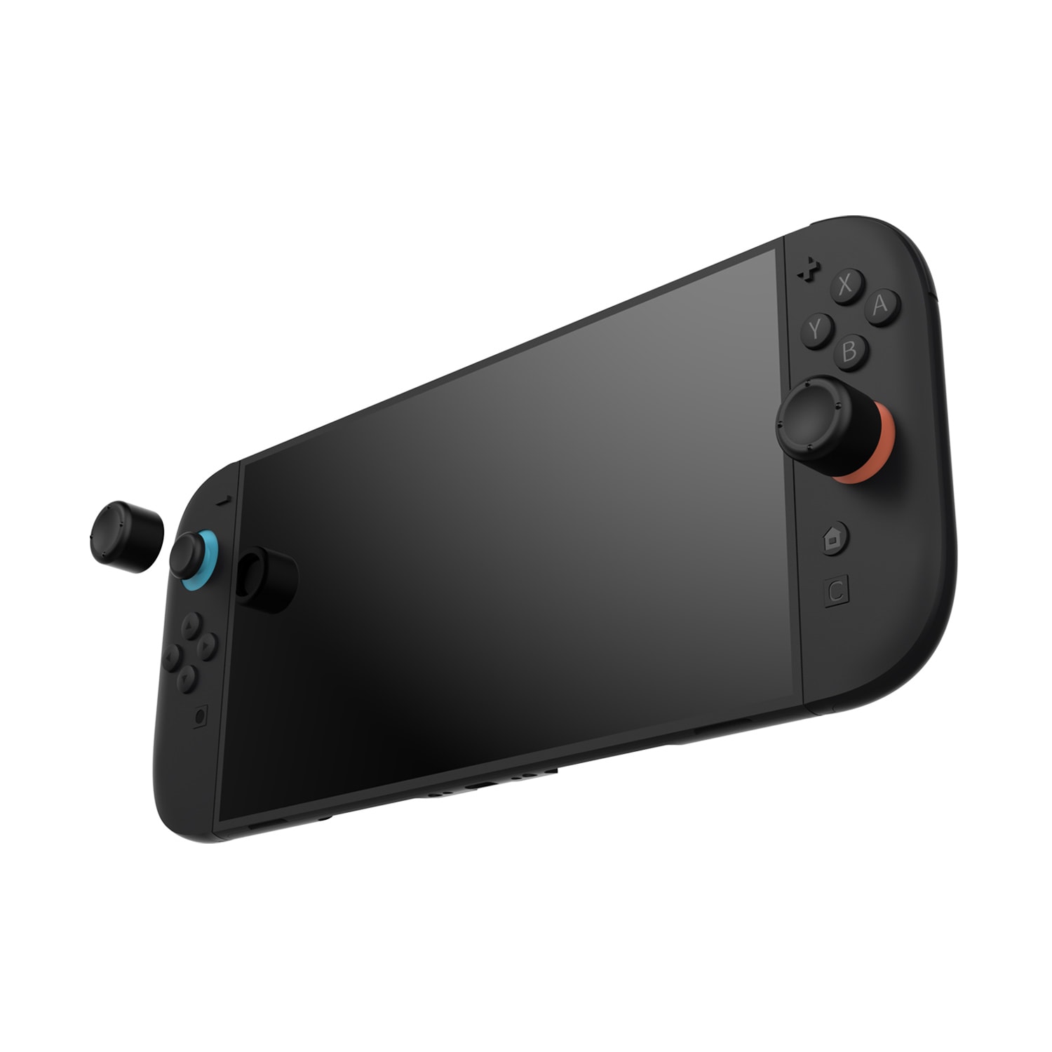 Nintendo Switch 2 6-pack Joystick knappskydd i silikon, Svart