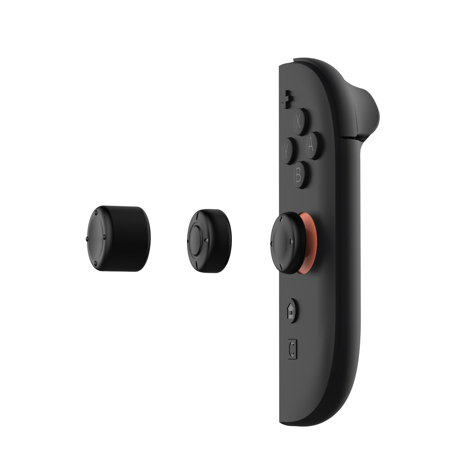 Nintendo Switch 2 6-pack Joystick knappskydd i silikon, Svart