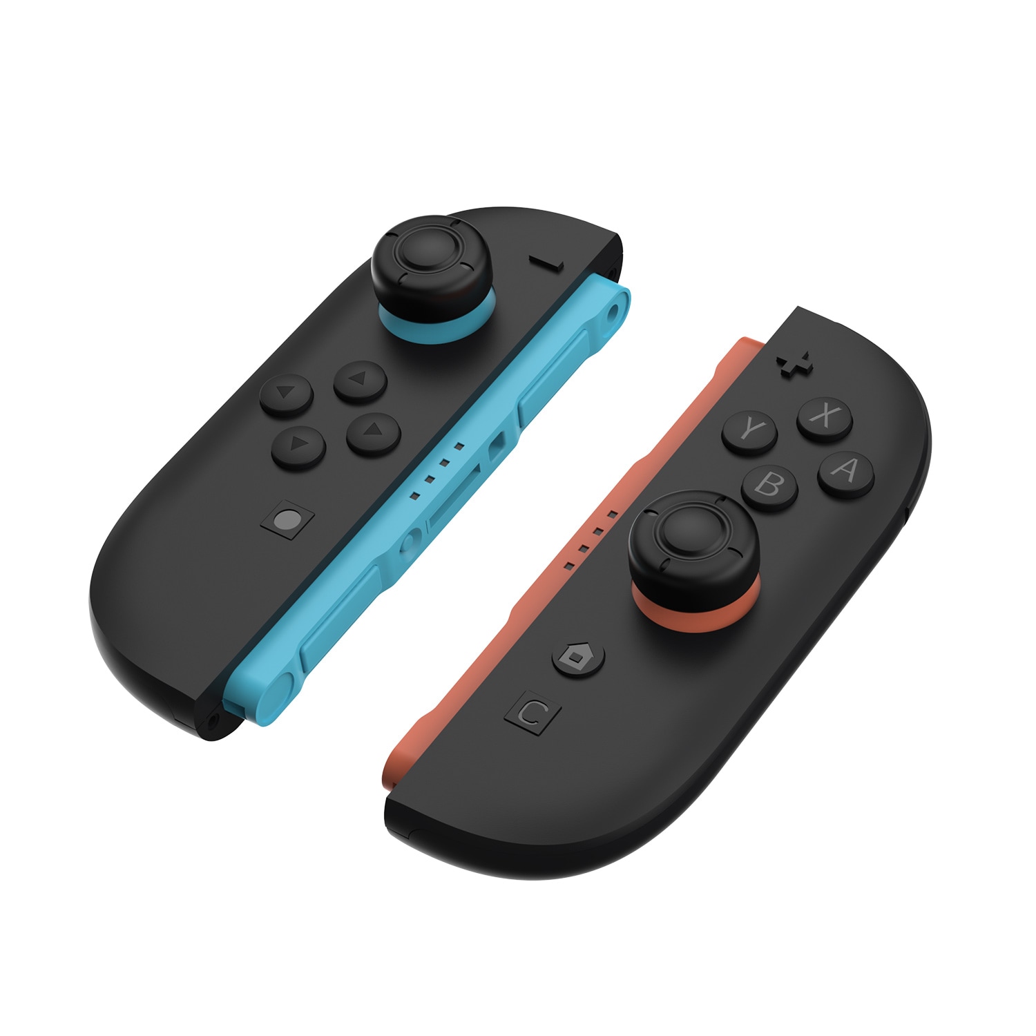 Nintendo Switch 2 6-pack Joystick knappskydd i silikon, Svart