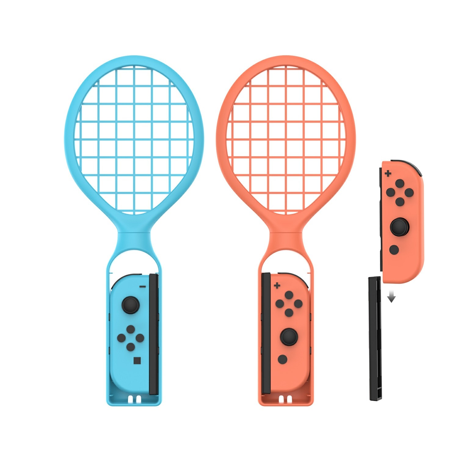 Nintendo Switch OLED Joy-Con rackets, Blå/Röd