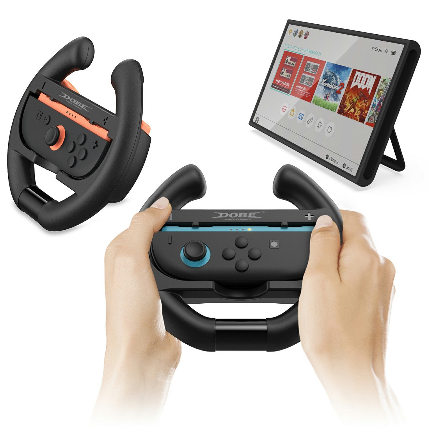Nintendo Switch 2 Joy-Con rattar, Svart