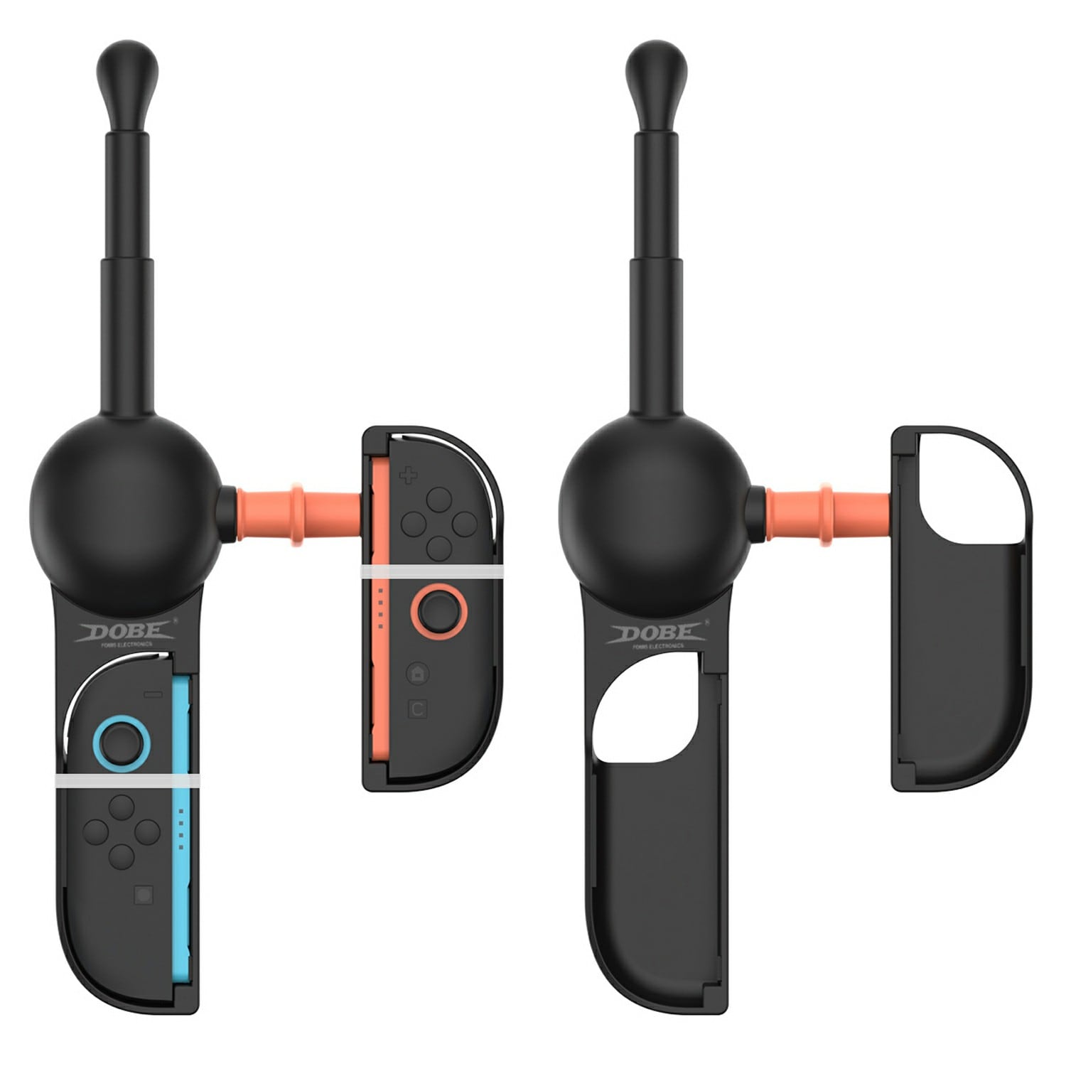 Nintendo Switch OLED Joy-Con fiskespö, Svart