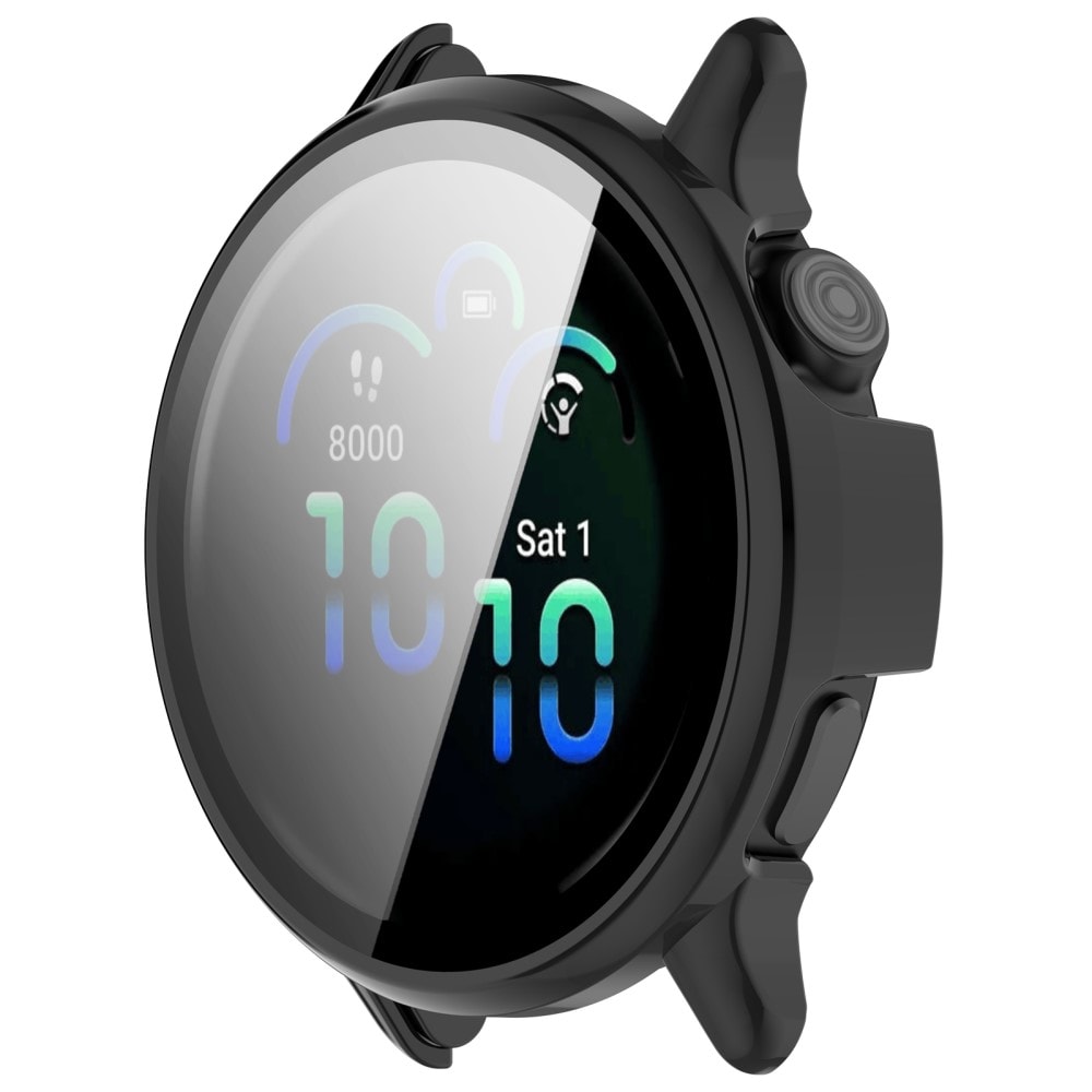 Garmin Vivoactive 6 Heltäckande skal med inbyggt skärmskydd, Svart
