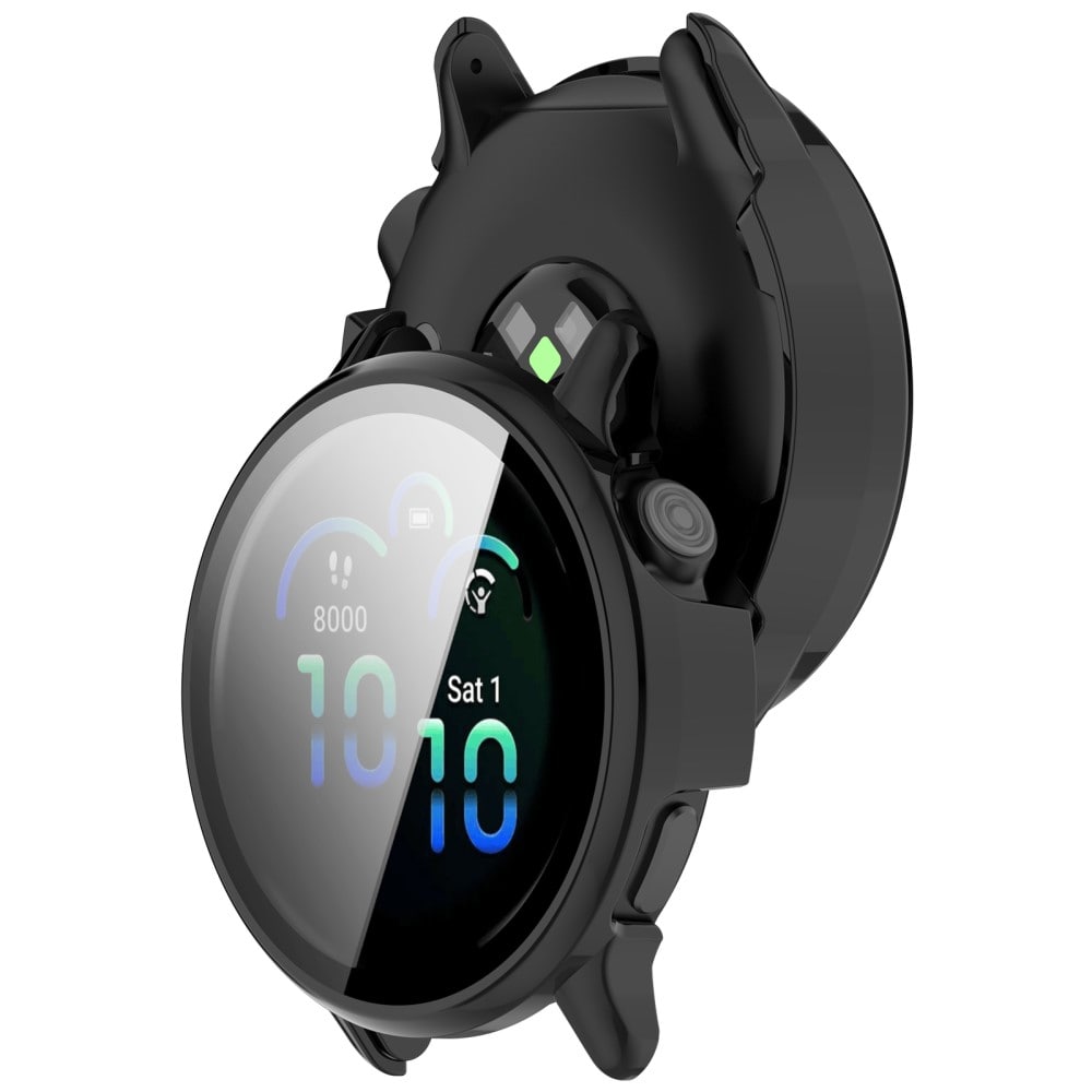 Garmin Vivoactive 6 Heltäckande skal med inbyggt skärmskydd, Svart