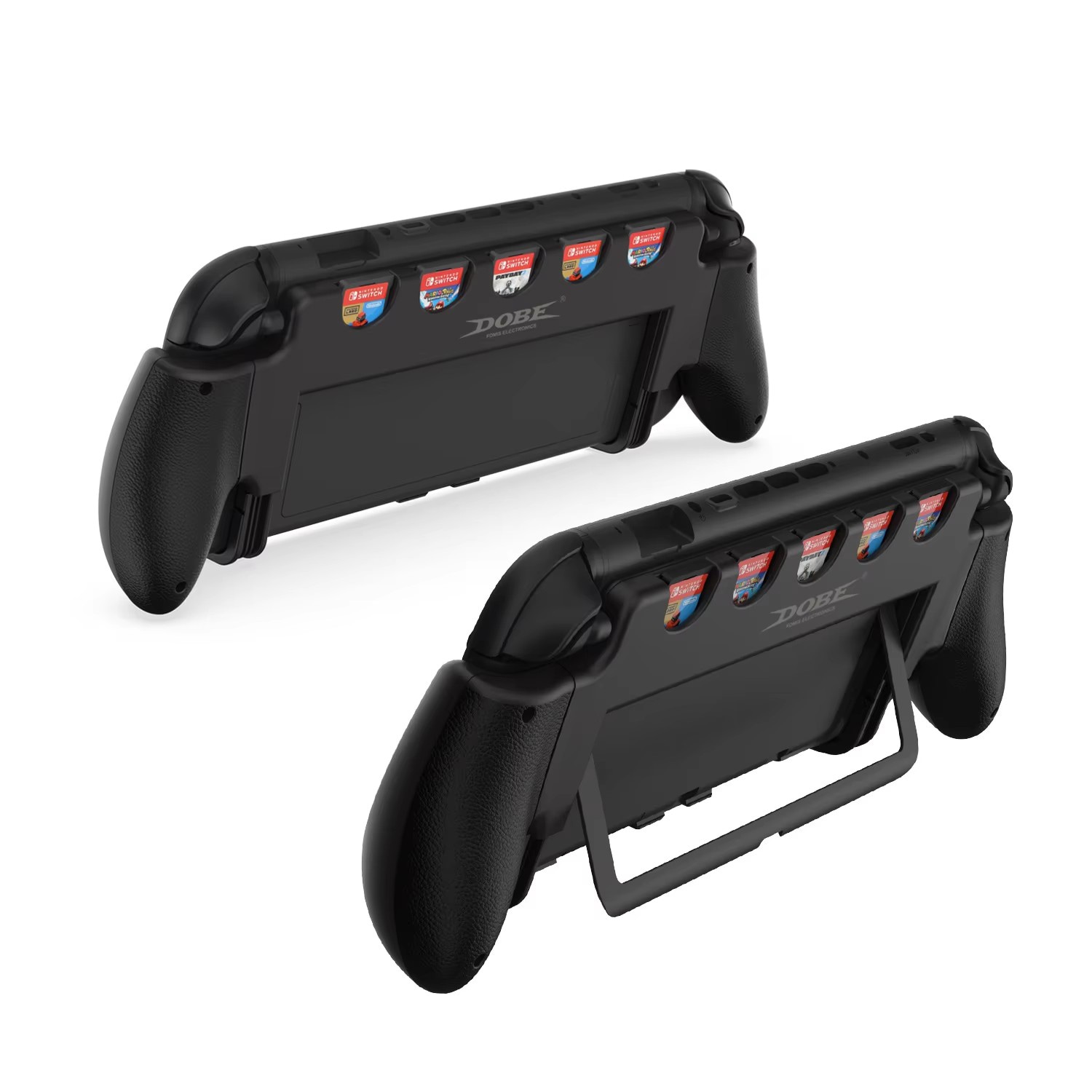 Nintendo Switch 2 Handgrepp med spelkortförvaring, Svart