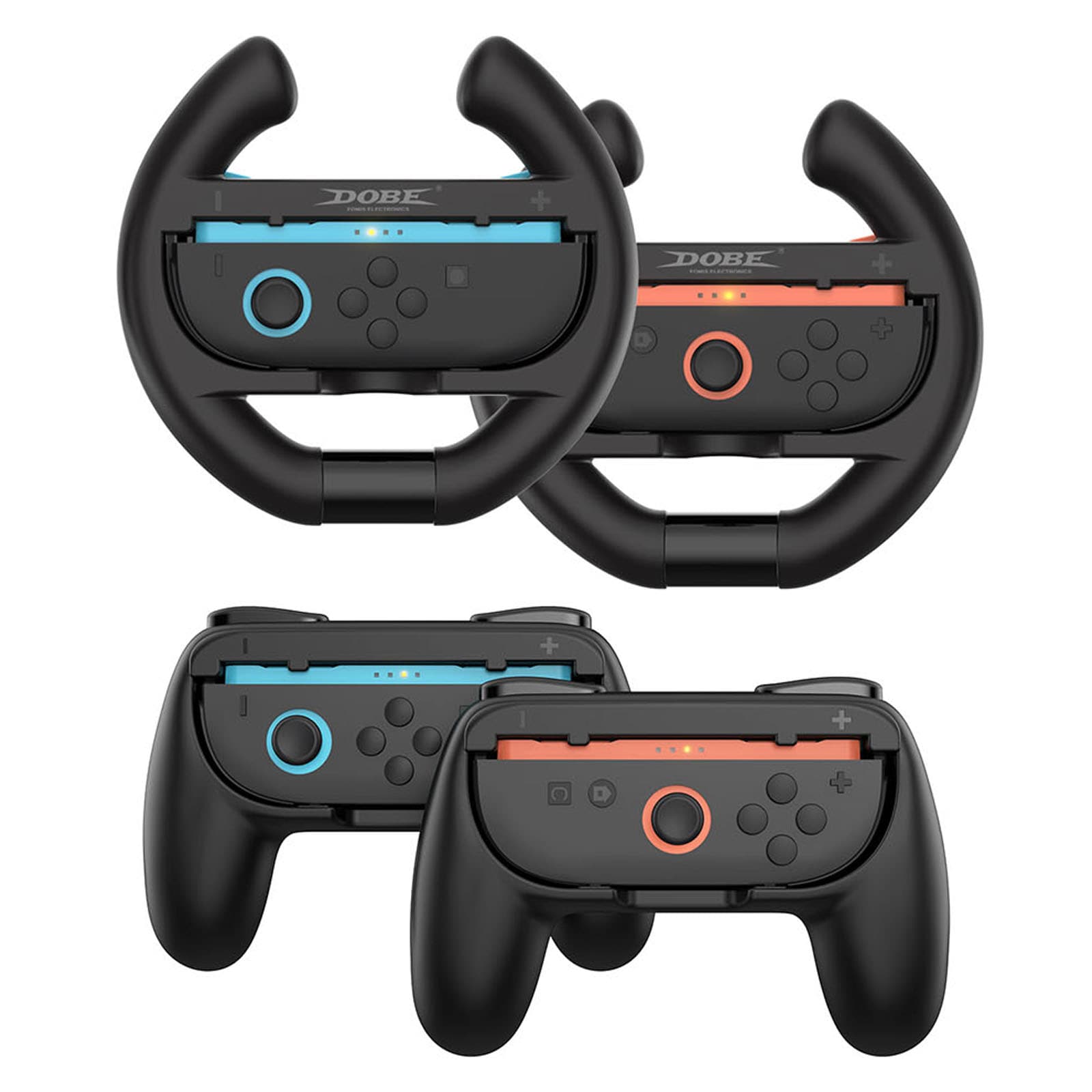 Nintendo Switch 2 Joy-Con handkontroller och rattar, Svart