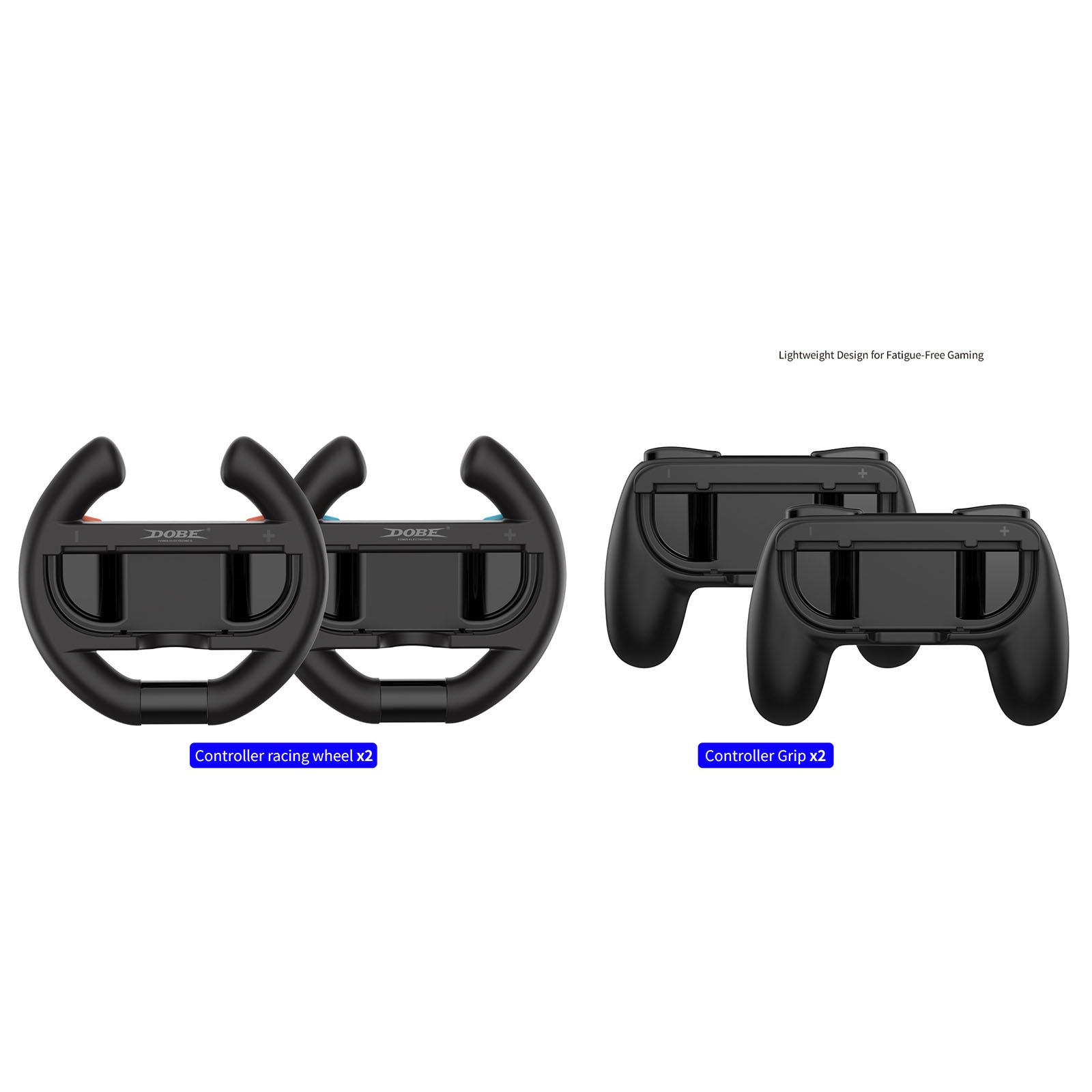 Nintendo Switch 2 Joy-Con handkontroller och rattar, Svart