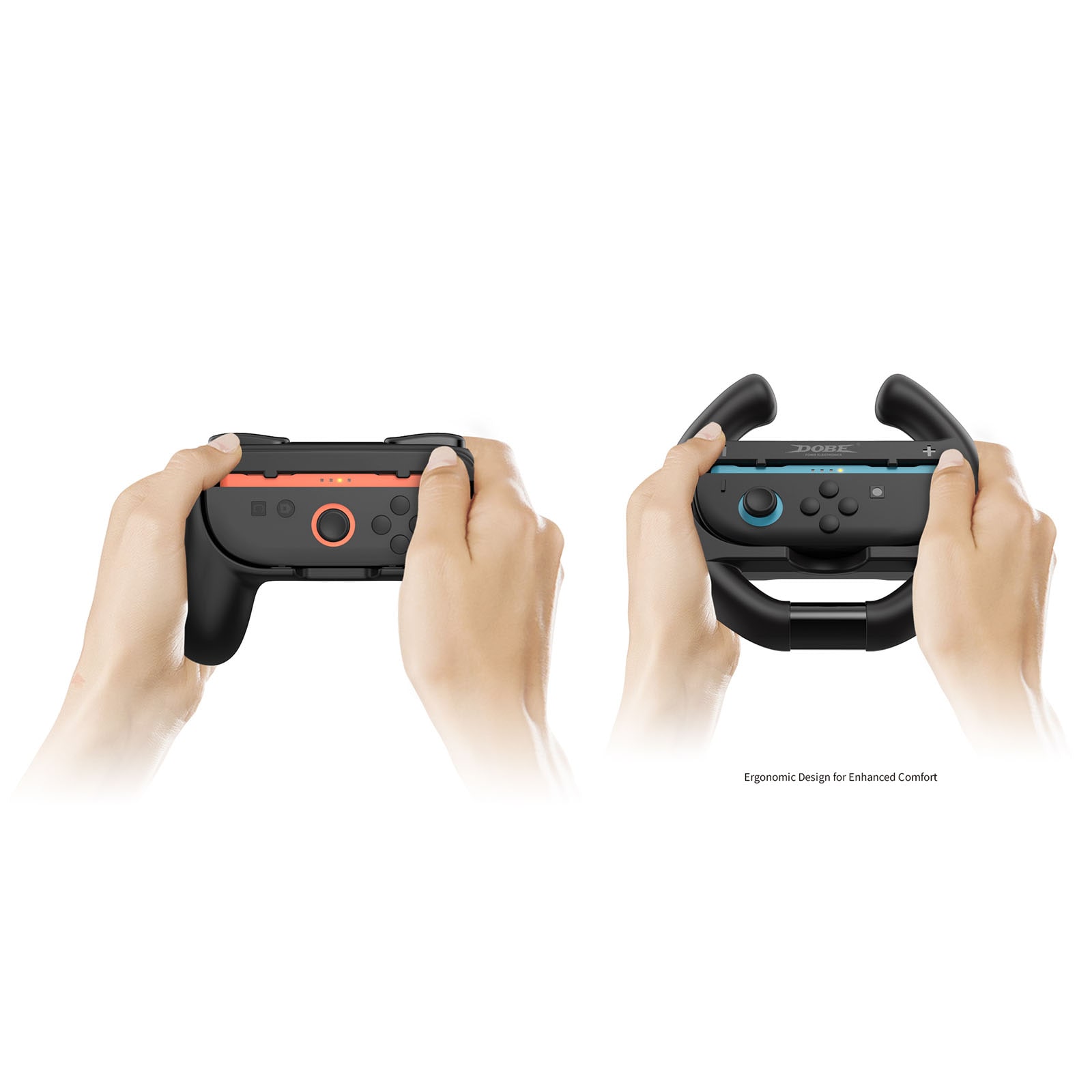 Nintendo Switch 2 Joy-Con handkontroller och rattar, Svart