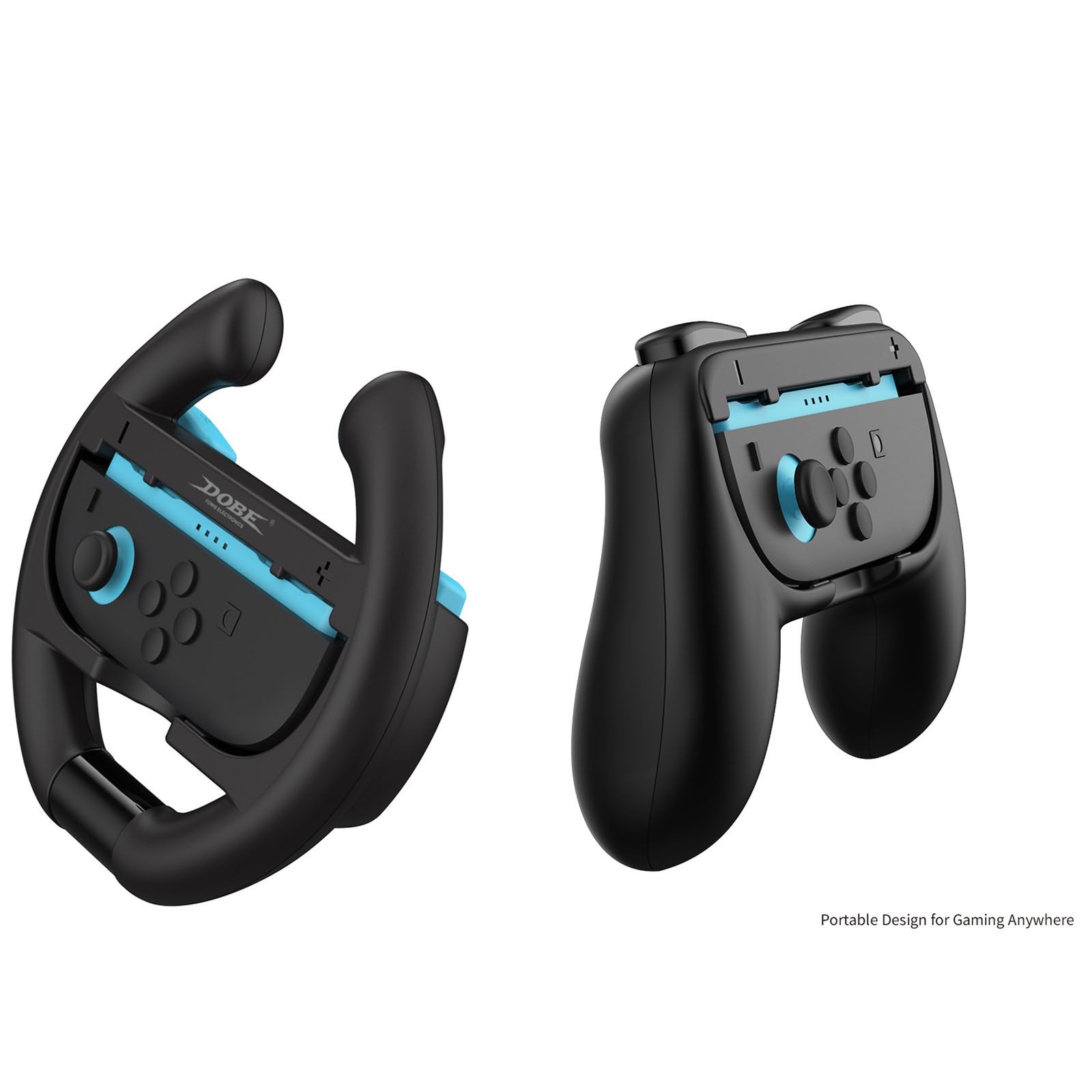 Nintendo Switch 2 Joy-Con handkontroller och rattar, Svart