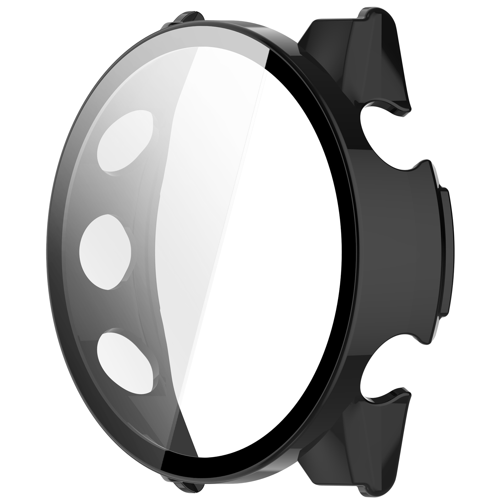 Garmin Forerunner 970 Heltäckande skal med inbyggt skärmskydd, Svart