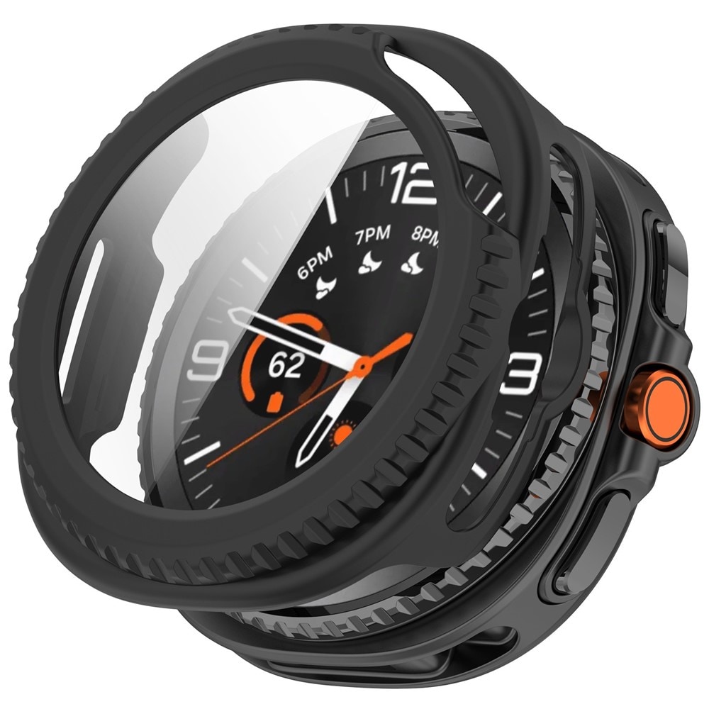 Samsung Galaxy Watch Ultra (2025) Heltäckande skal med inbyggt skärmskydd, Svart