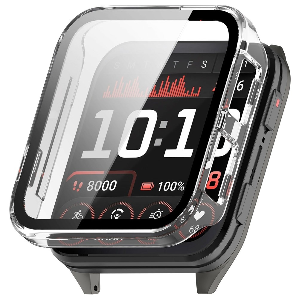 Garmin Venu X1 Heltäckande skal med inbyggt skärmskydd, Genomskinlig