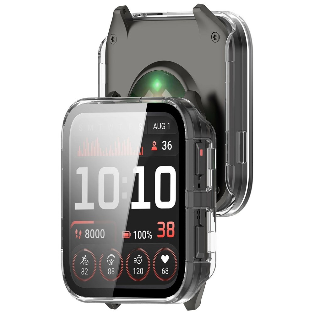Garmin Venu X1 Heltäckande skal med inbyggt skärmskydd, Genomskinlig