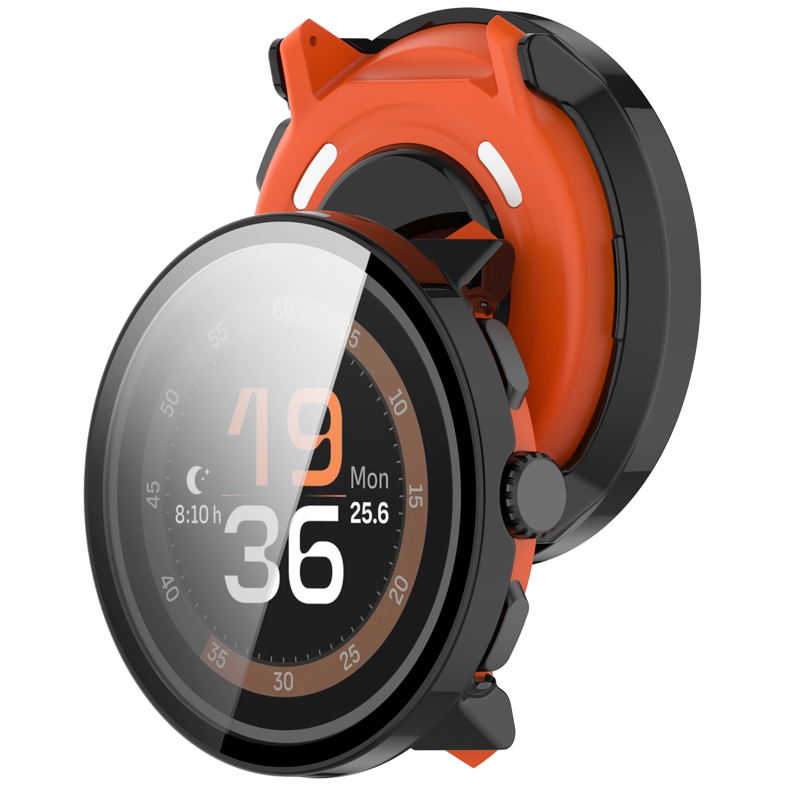 Suunto Run Heltäckande skal med inbyggt skärmskydd, Svart