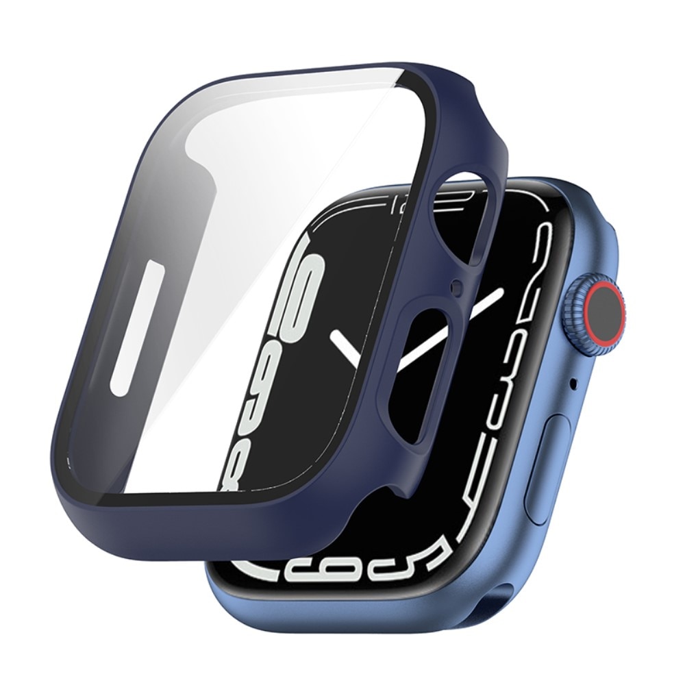 Apple Watch 45mm Heltäckande skal med inbyggt skärmskydd, blå