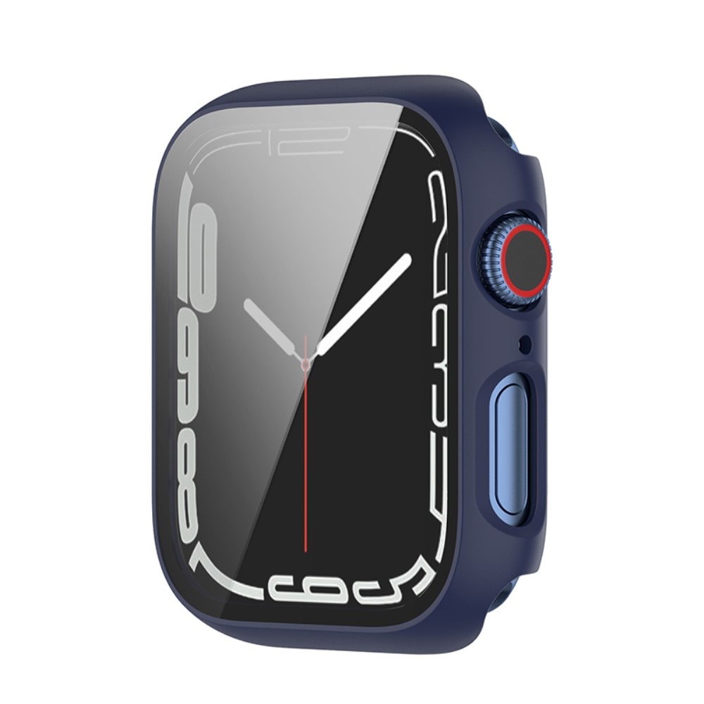 Apple Watch 45mm Series 8 Heltäckande skal med inbyggt skärmskydd, blå