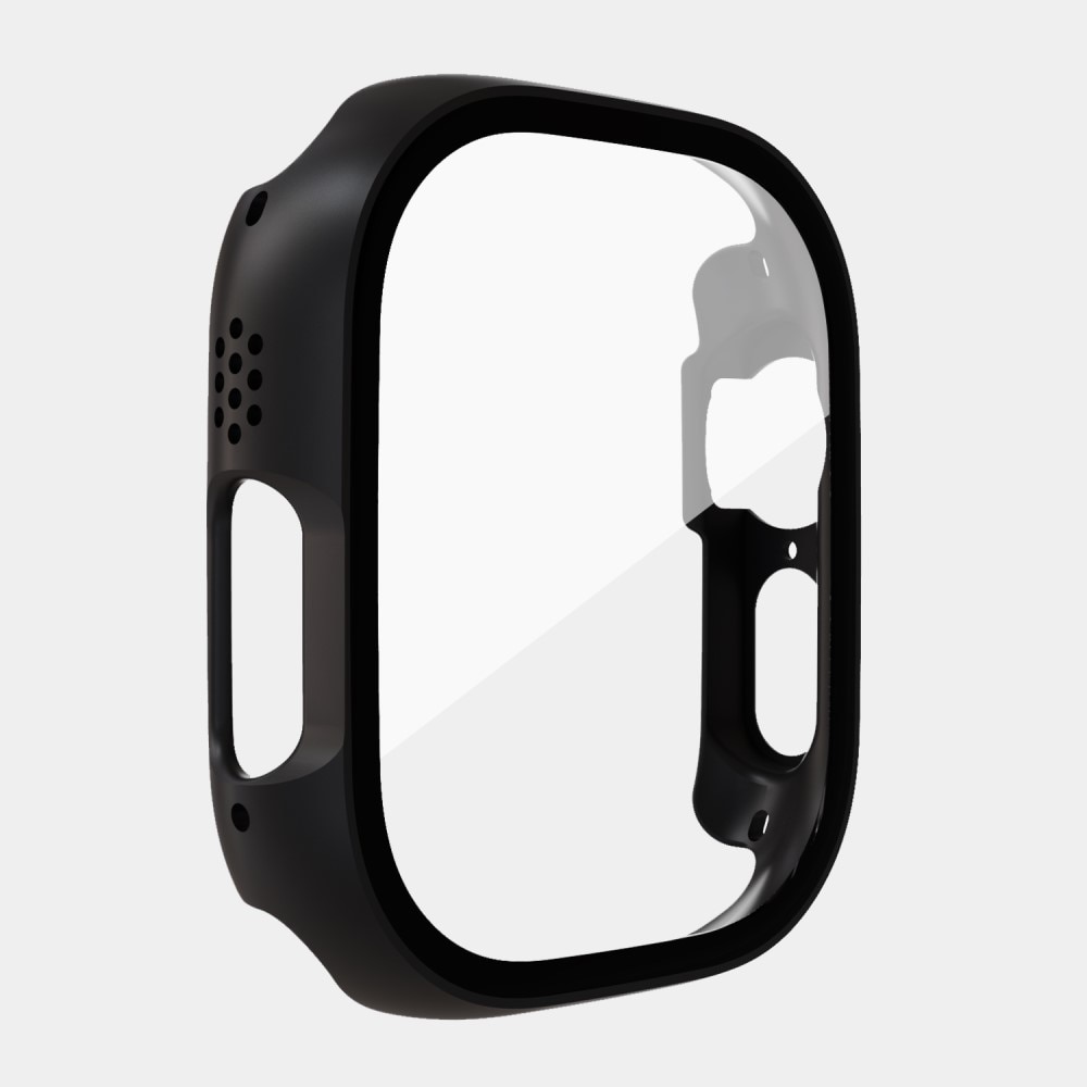 Apple Watch Ultra 2 49mm Heltäckande skal med inbyggt skärmskydd, svart