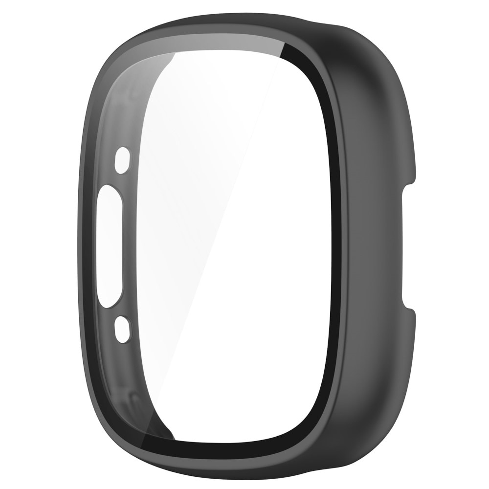 Fitbit Versa 4 Heltäckande skal med inbyggt skärmskydd, svart