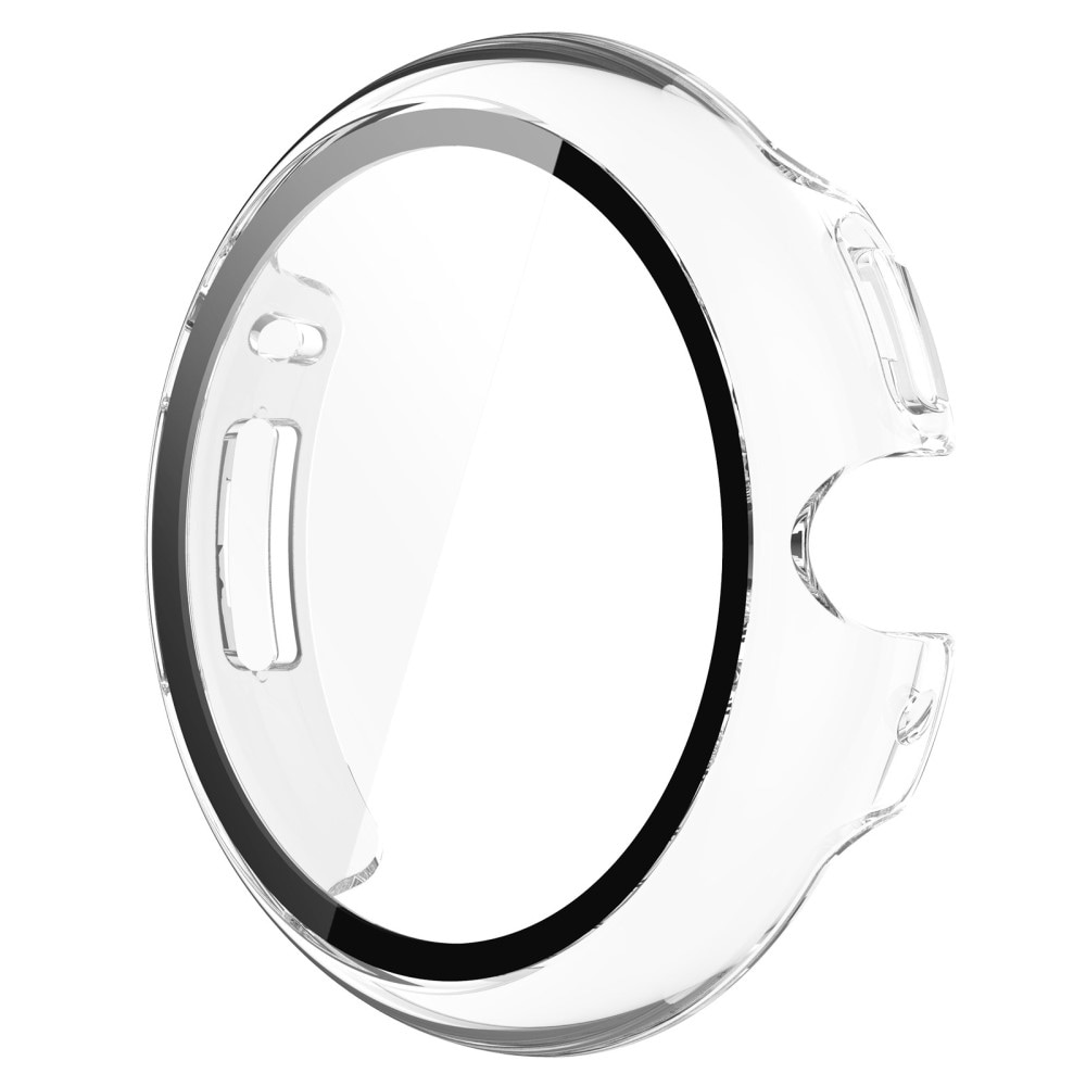 Google Pixel Watch 2 Heltäckande skal med inbyggt skärmskydd, genomskinlig