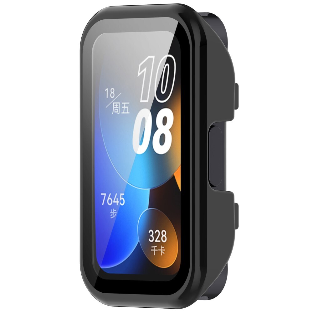 Huawei Band 8 Heltäckande skal med inbyggt skärmskydd, Svart