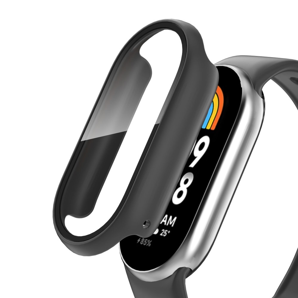 Xiaomi Smart Band 8 Heltäckande skal med inbyggt skärmskydd, svart