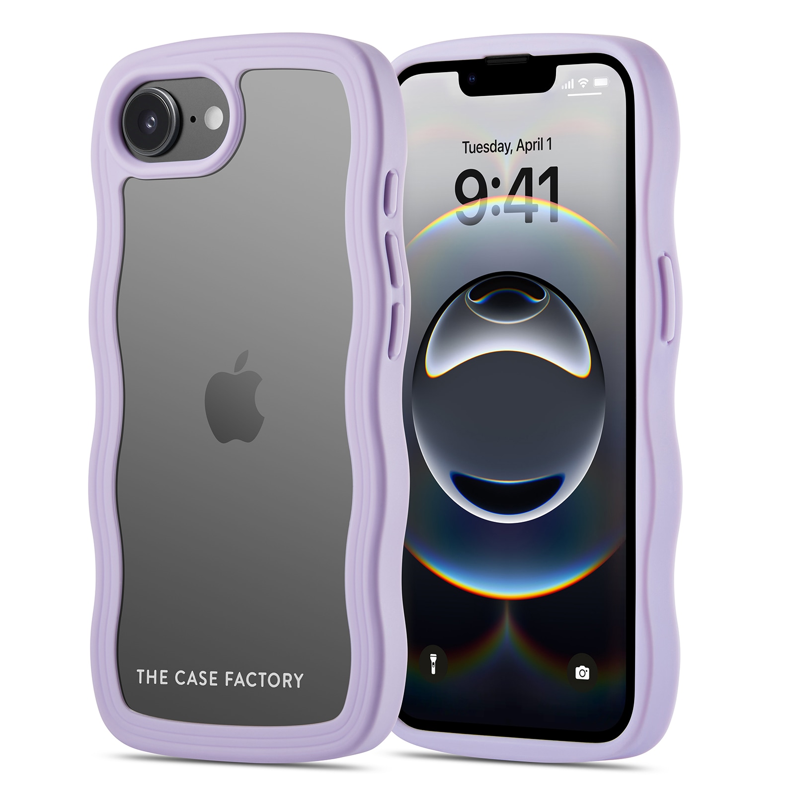 iPhone 16e The Wave Case, Lila