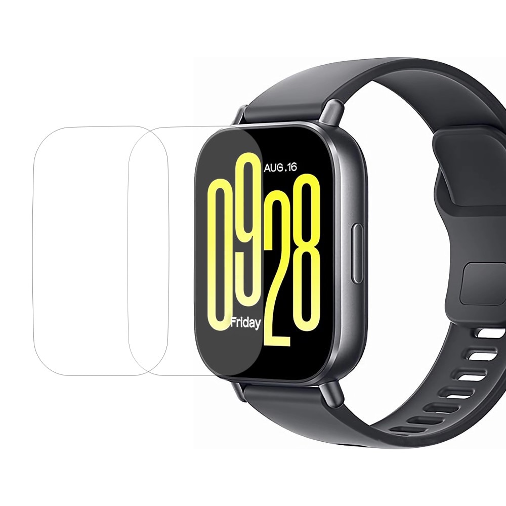Xiaomi Redmi Watch 5 Active 2-pack skärmskydd i härdat glas