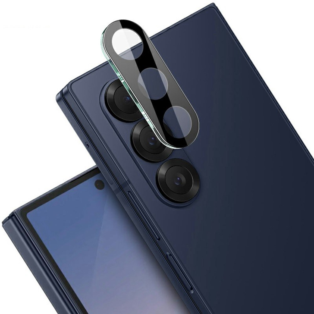 Samsung Galaxy Z Fold 7 Kameraskydd i glas, Svart