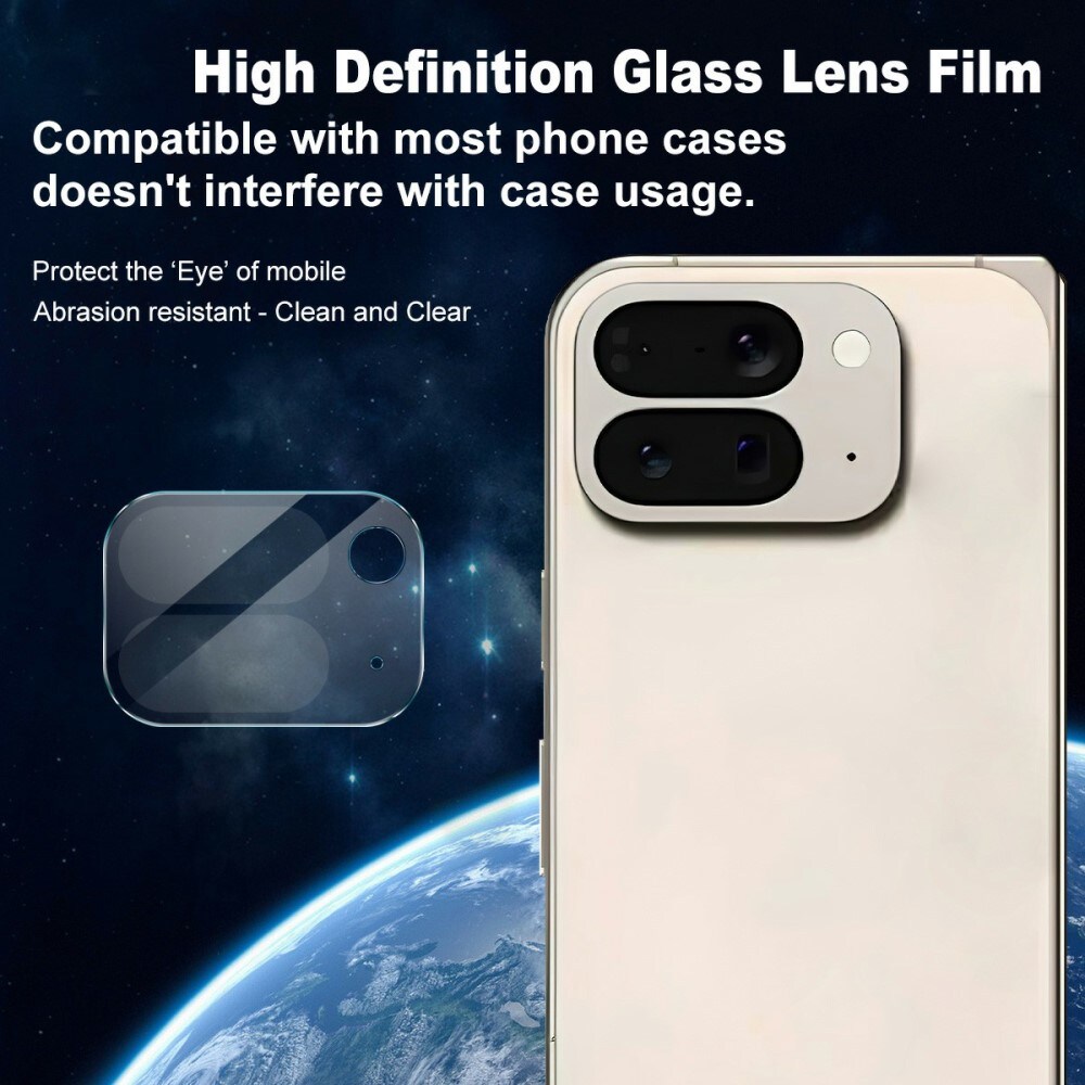 Google Pixel 10 Pro Fold Kameraskydd i glas