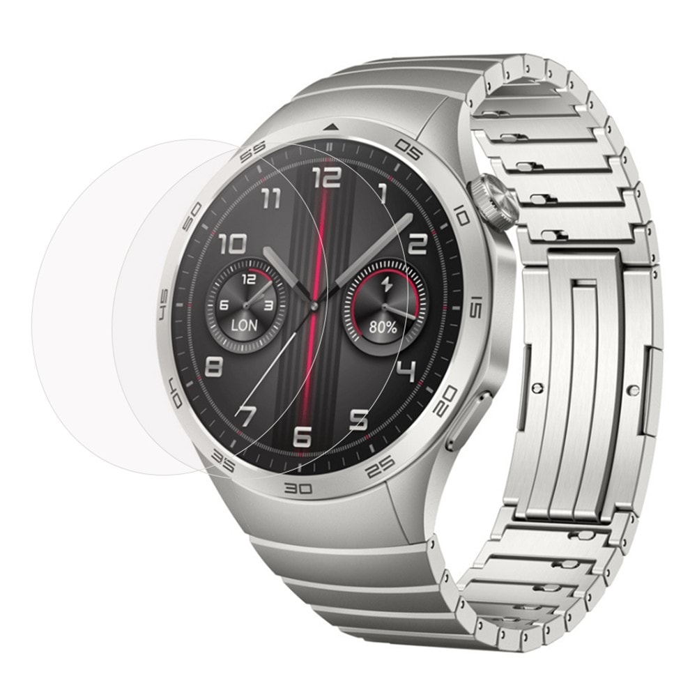 Huawei Watch GT 4 46mm 2-pack skärmskydd i härdat glas