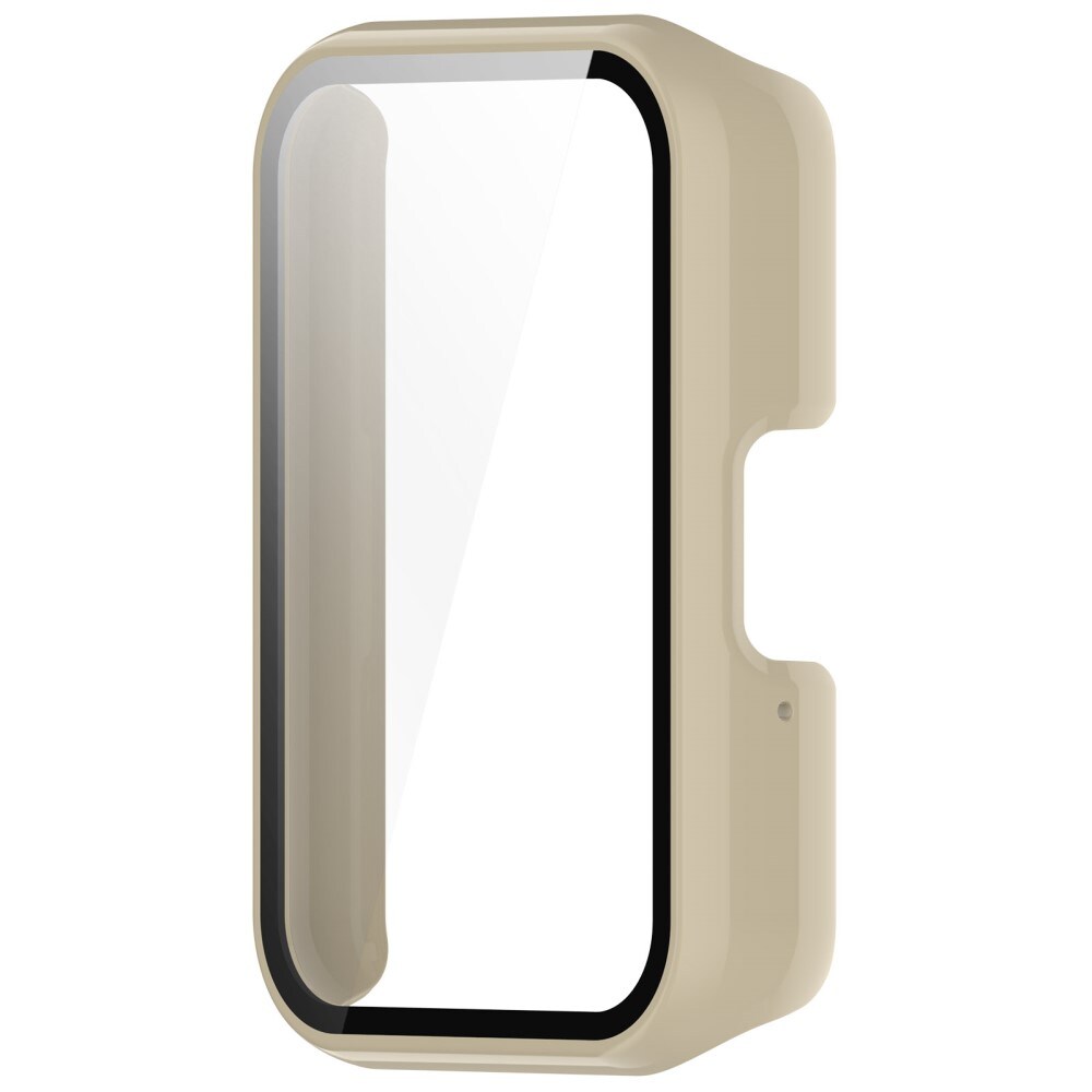 Samsung Galaxy Fit 3 Heltäckande skal med inbyggt skärmskydd, Beige