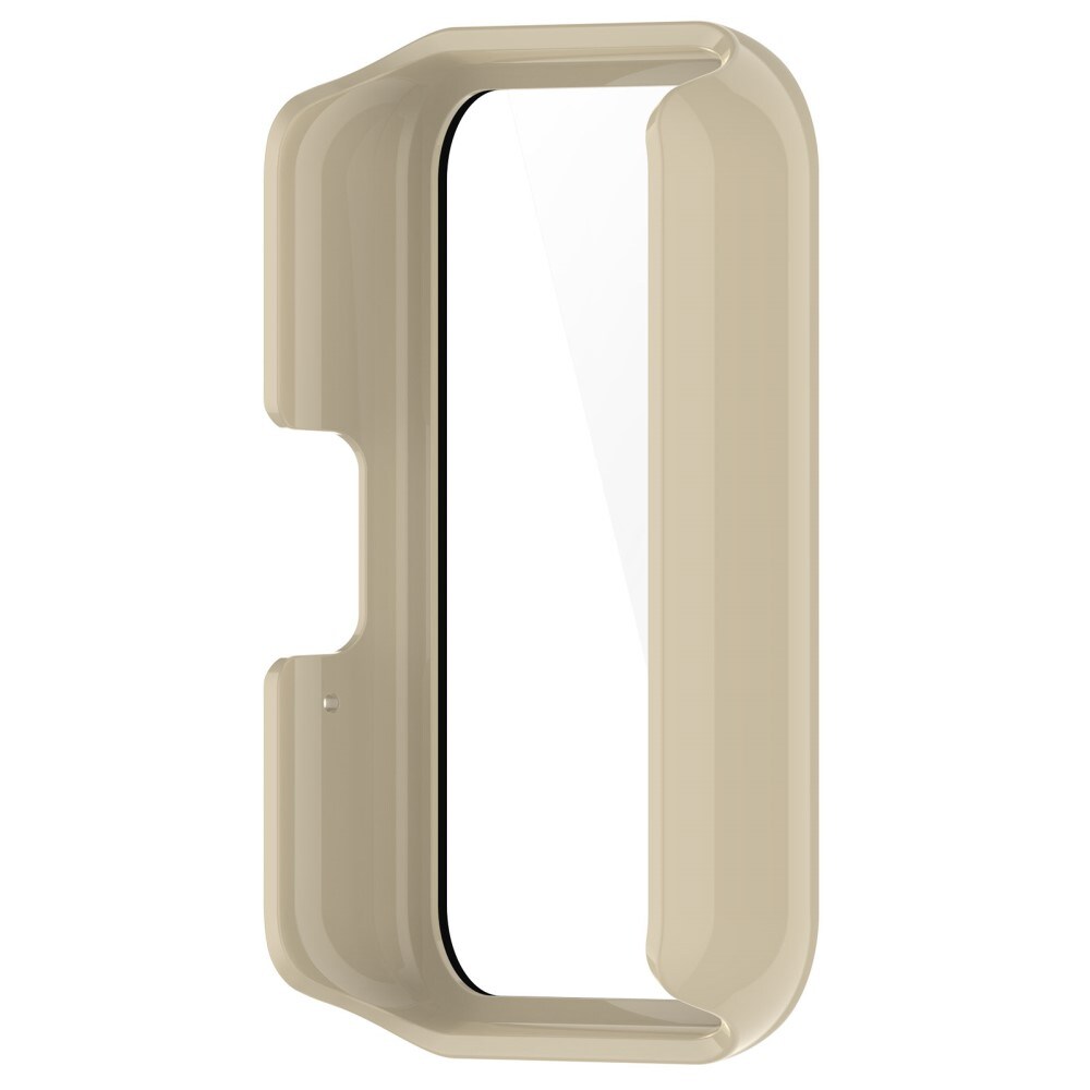 Samsung Galaxy Fit 3 Heltäckande skal med inbyggt skärmskydd, Beige